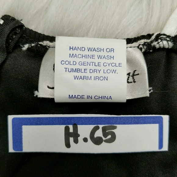 Black & White embroidery fit & flare summer dress - Picture 8 of 8